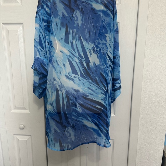 Fashion Nova Vibrant Blue Tie-Dye Set - Picture 7 of 8